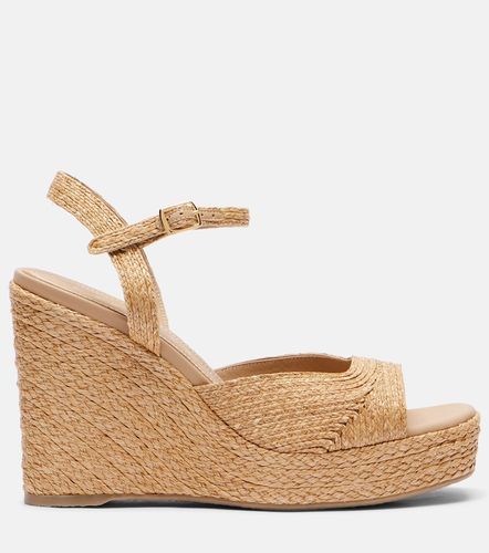 Summer raffia espadrille wedges - Souliers Martinez - Modalova