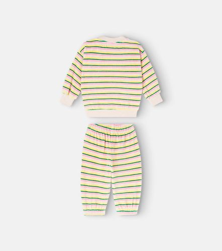 Bebé - chándal de terciopelo a rayas - Bobo Choses - Modalova