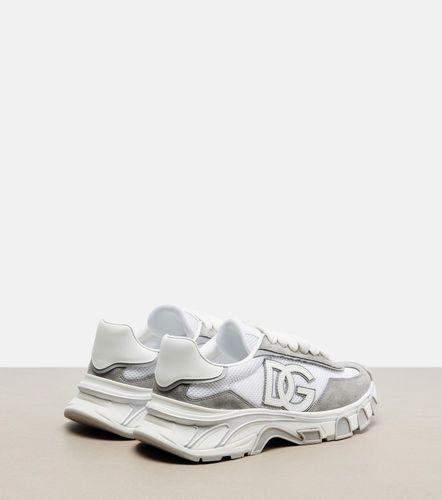 Runner suede-trimmed sneakers - Dolce&Gabbana - Modalova