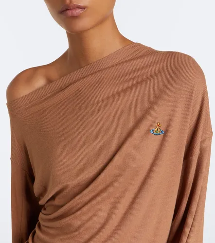 Draped ribbed-knit top - Vivienne Westwood - Modalova