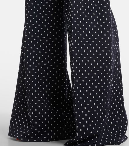 Polka-dot jersey wide-leg pants - Max Mara - Modalova