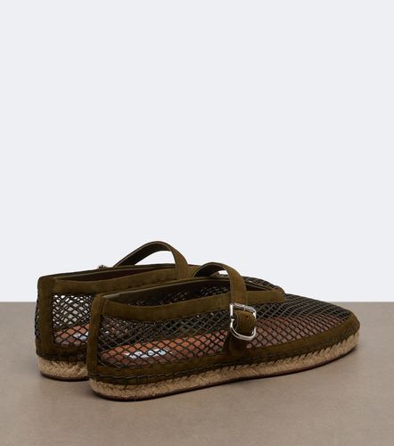 Alaïa Espadrilles aus Netzstoff mit Leder - Alaia - Modalova