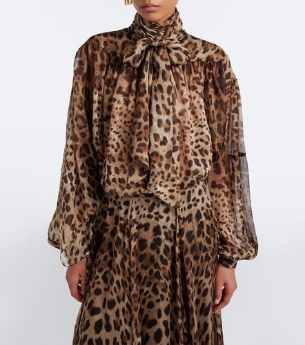 Schluppenbluse aus Seide - Dolce&Gabbana - Modalova