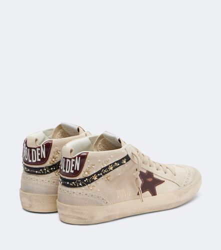 Mid Star embellished suede high-top sneakers - Golden Goose - Modalova