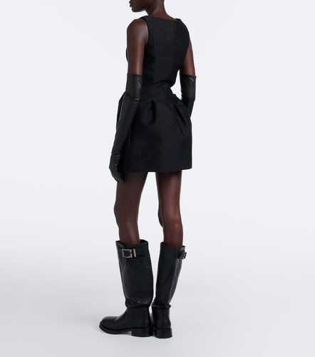 Wool and silk-blend minidress - Balenciaga - Modalova