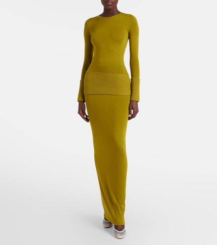 Alaïa Maxikleid aus Woll-Strick - Alaia - Modalova
