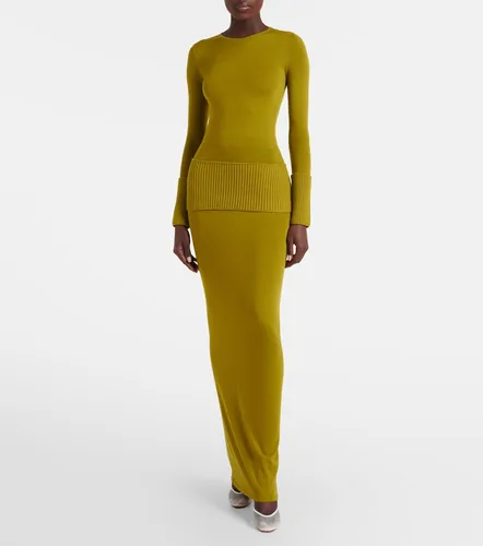 Alaia Knitted wool maxi dress - Alaia - Modalova