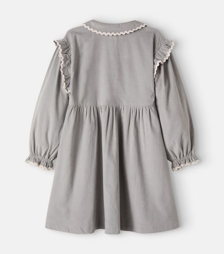 Vestido Alissa de algodón con volantes - Wheat - Modalova