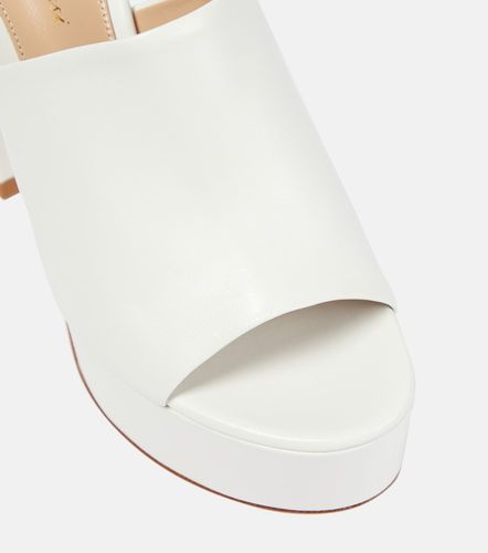 Holly leather platform mules - Gianvito Rossi - Modalova