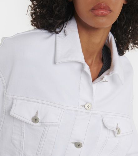 Cotton-blend denim jacket - Brunello Cucinelli - Modalova