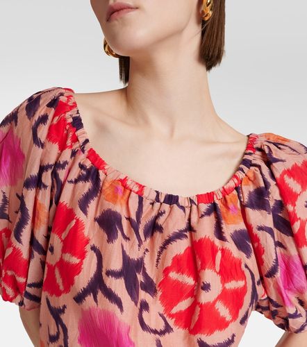 Top Edlin in cotone e seta con stampa - Velvet - Modalova