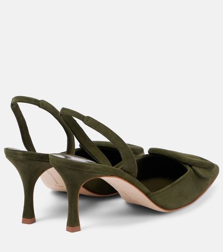 Pumps slingback Maysli in suede - Manolo Blahnik - Modalova