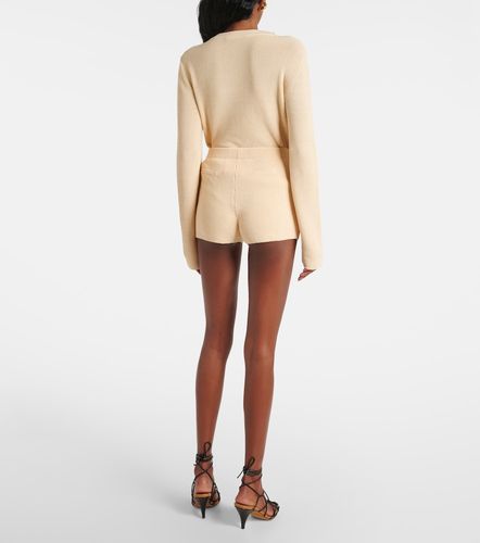 Lysi low-rise cotton-blend shorts - Aya Muse - Modalova