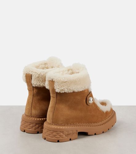 Shea shearling-lined suede ankle boots - Jimmy Choo - Modalova