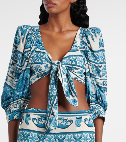 Adriana Degreas Printed crop top - Adriana Degreas - Modalova