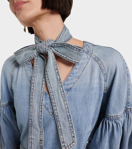 Abito corto di jeans con fiocco - Zimmermann - Modalova
