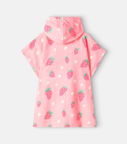 Poncho Strawberry de rizo en mezcla de algodón - Jellymallow - Modalova