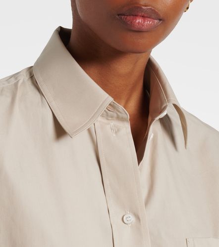 Camicia cropped in cotone - Victoria Beckham - Modalova