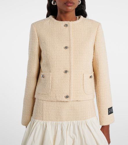 Patou Logo wool-blend boucle jacket - Patou - Modalova