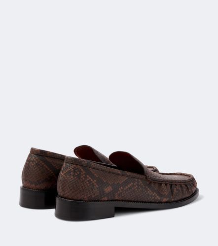 Mocasines de piel con estampado - Acne Studios - Modalova