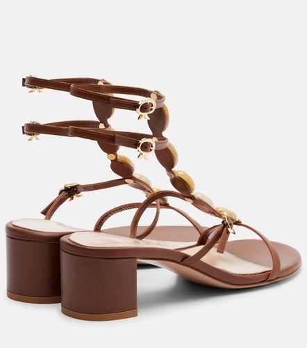 Shanti 45 embellished leather sandals - Gianvito Rossi - Modalova