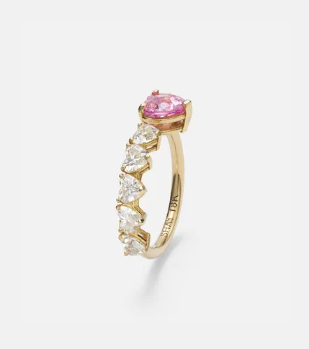 Kt ring with sapphire and diamonds - Shay Jewelry - Modalova
