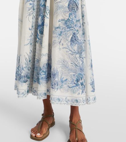 Falda midi Wanderlust de algodón - Zimmermann - Modalova