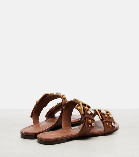 Embellished leather sandals - Dolce&Gabbana - Modalova