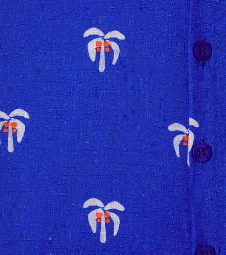 Fábula Camisa de algodón estampada - Fabula - Modalova
