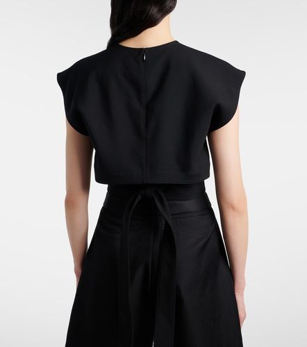 Alaia Belted wool top - Alaia - Modalova