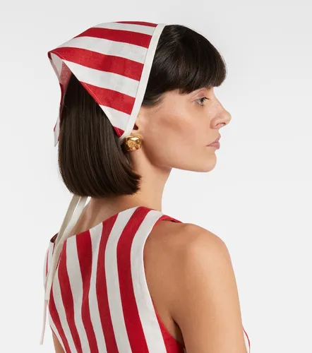 Pamela striped linen head wrap - Posse - Modalova