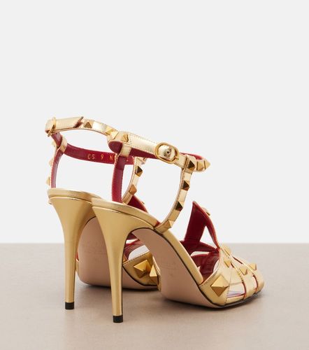 Studdy metallic leather sandals - Valentino Garavani - Modalova