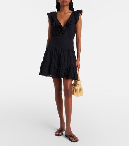 Della ruffled cotton minidress - Poupette St Barth - Modalova