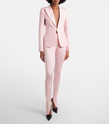 Gucci Blazer in faille di seta - Gucci - Modalova