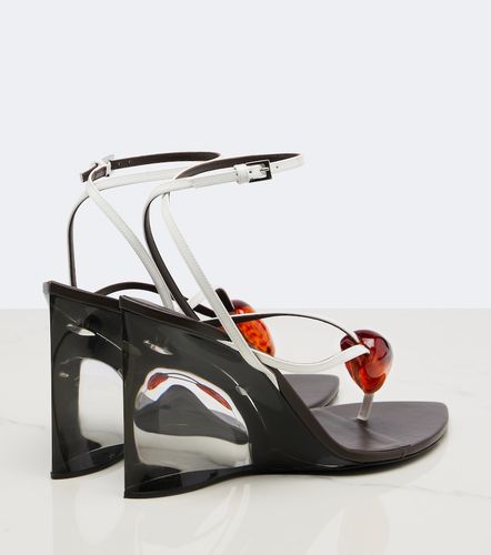 Alaïa Sandalias Invisible de charol - Alaia - Modalova