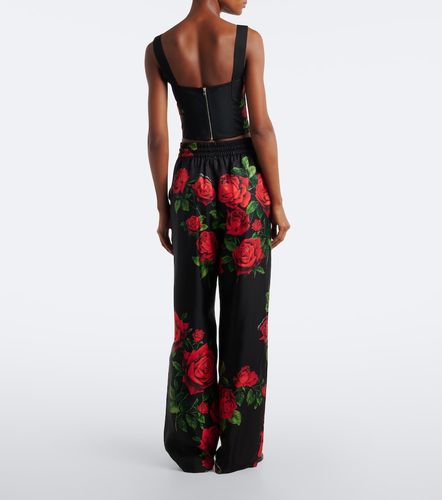 Dolce&Gabbana Weite Hose aus Seide - Dolce&Gabbana - Modalova