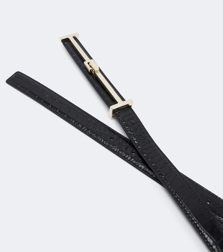 Tom Ford Croc-effect leather belt - Tom Ford - Modalova
