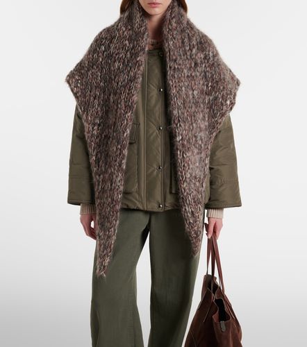 Poncho in misto mohair - Brunello Cucinelli - Modalova