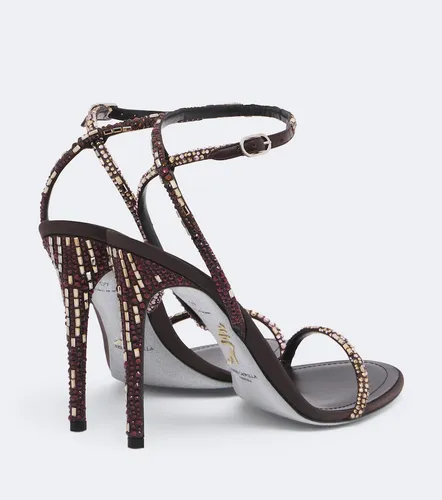 Sandalias Ellabrita de satén con Swarovski® - Rene Caovilla - Modalova