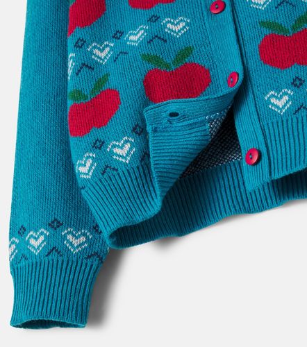 Cárdigan Clover en jacquard con lazo - Bebe Organic - Modalova