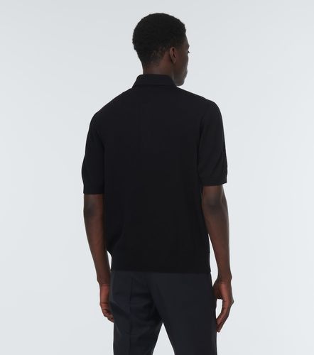 Burberry Wool and silk polo top - Burberry - Modalova