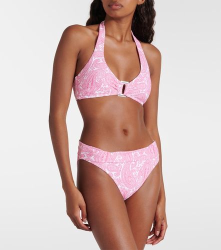 Ischia printed halterneck bikini top - Heidi Klein - Modalova