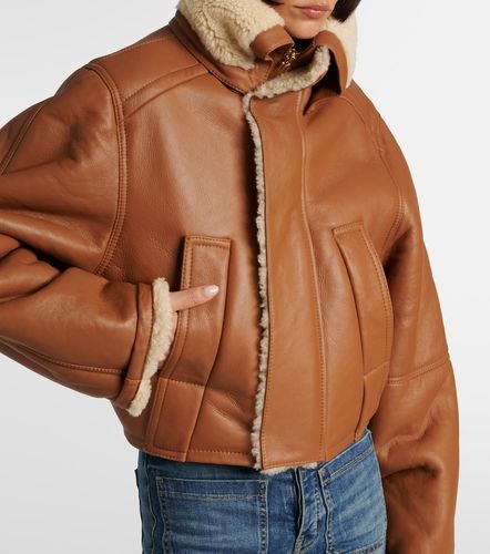 Shearling-lined coat - Victoria Beckham - Modalova
