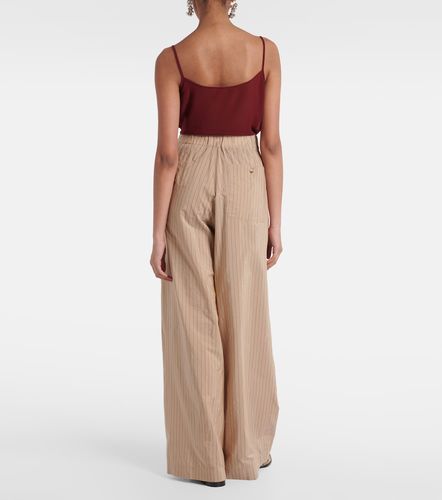 Pantaloni a gamba larga in misto cotone - Dries Van Noten - Modalova