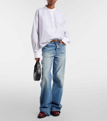 Camicia in popeline di cotone Interlocking G - Gucci - Modalova