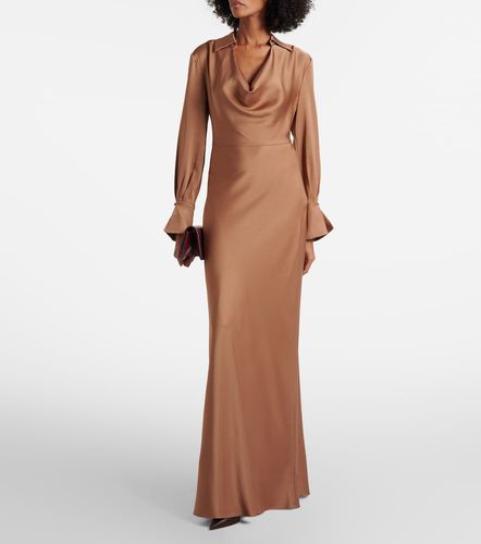 Simkhai Adelle draped satin gown - Simkhai - Modalova
