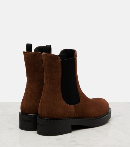 Botas chelsea Chocolate de ante - Prada - Modalova