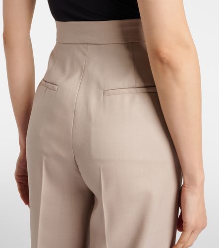 Pantaloni a gamba larga in lana, mohair e seta - Max Mara - Modalova