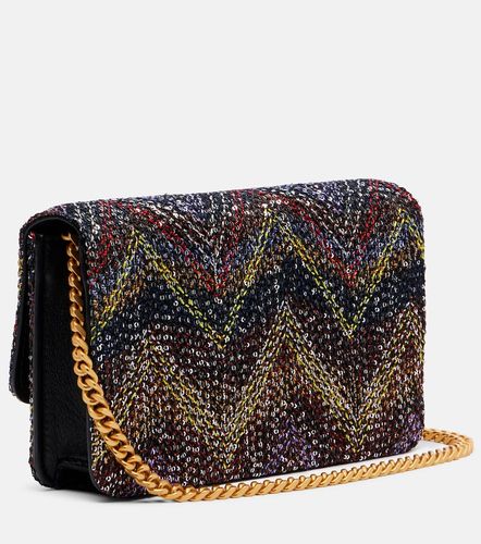 Borsa a tracolla Caperdoni Small con paillettes e pelle - Missoni - Modalova