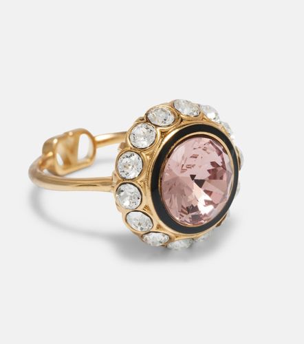 VLogo crystal-embellished ring - Valentino - Modalova
